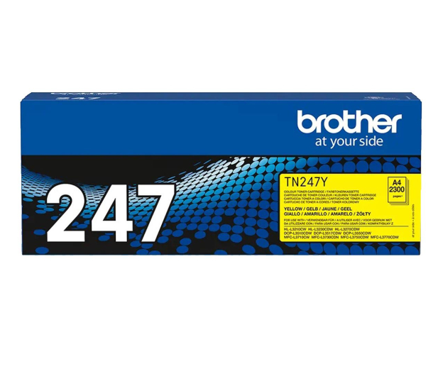 BROTHER TN247 zólty 2300str. do HL32x0/DCP35x0/MFC37x TN247Y - 452480 - zdjęcie